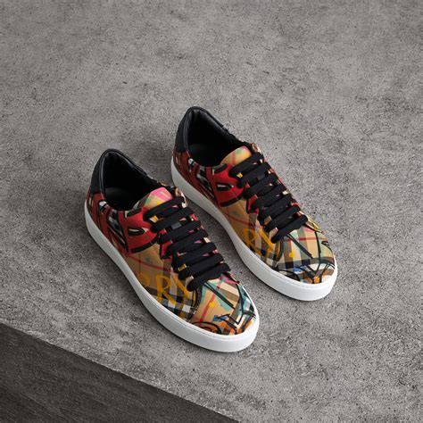 burberry graffiti sneakers|burberry graffiti shoes for women.